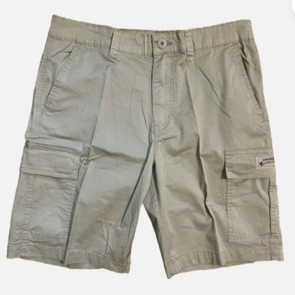 NEW UNIONBAY Men's Relaxed Fit Flex Waist Cargo Short - Tan Sz 32 - Picture 4 of 6